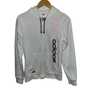 Adidas Zip Up Hoodie Sweatshirt Women’s Size Small
